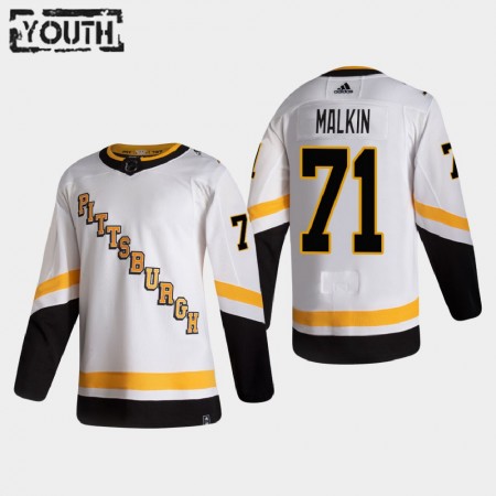Camisola Pittsburgh Penguins Evgeni Malkin 71 2020-21 Reverse Retro Authentic - Criança